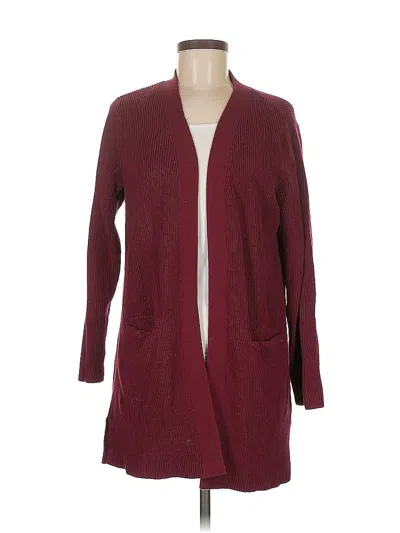 Pre-owned Old Navy Cardigan Sweater In Burgundy