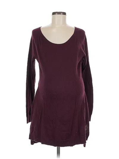Pre-owned Old Navy Cardigan Sweater In Burgundy