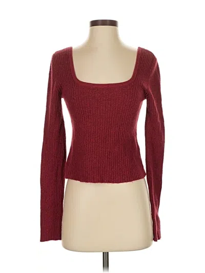 Pre-owned Old Navy Cardigan Sweater In Burgundy