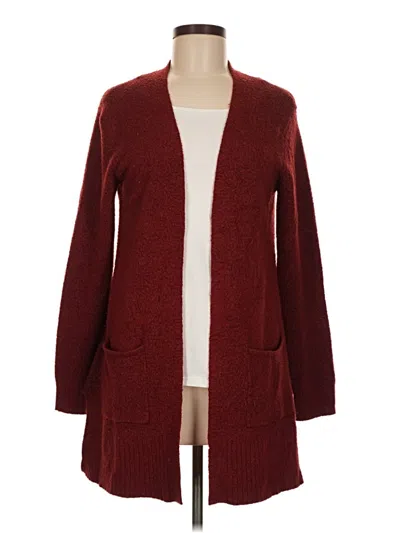 Pre-owned Old Navy Cardigan Sweater In Burgundy