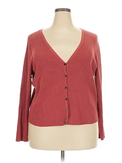 Pre-owned Old Navy Cardigan Sweater In Burgundy