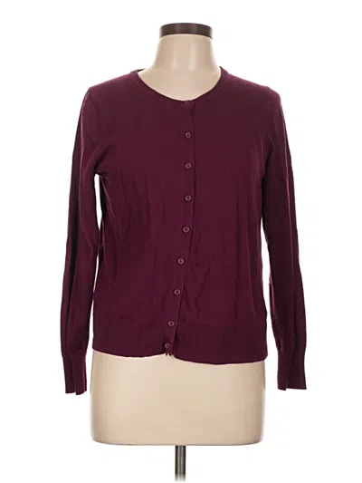 Pre-owned Old Navy Cardigan Sweater In Burgundy