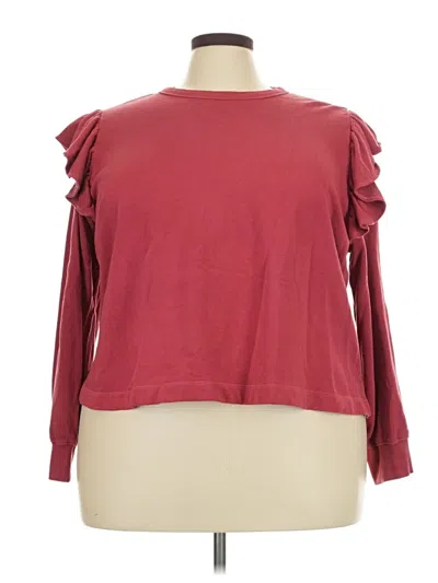 Pre-owned Old Navy Cardigan Sweater In Burgundy