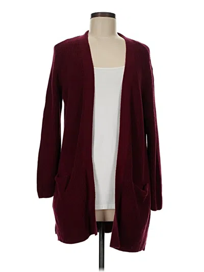 Pre-owned Old Navy Cardigan Sweater In Burgundy