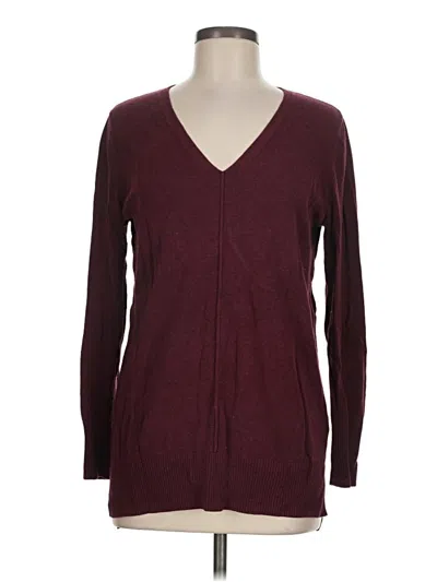 Pre-owned Old Navy Cardigan Sweater In Burgundy