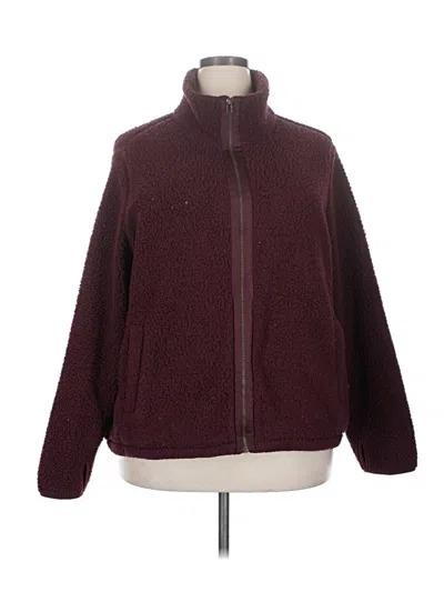 Pre-owned Old Navy Cardigan Sweater In Burgundy