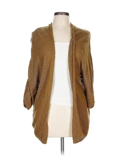 Pre-owned Old Navy Cardigan Sweater In Gold