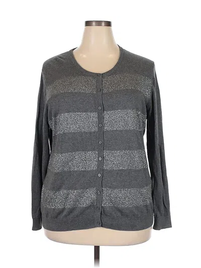 Pre-owned Old Navy Cardigan Sweater In Gray