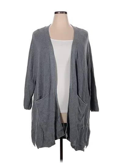 Pre-owned Old Navy Cardigan Sweater In Gray
