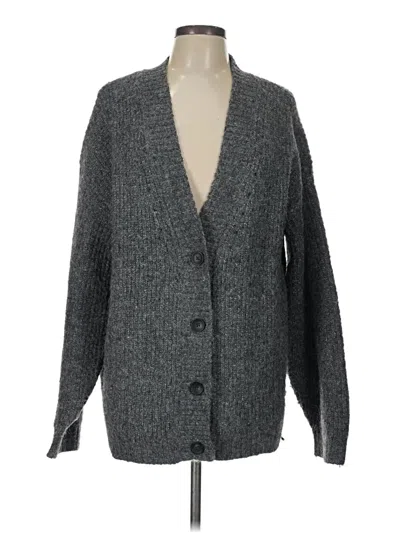 Pre-owned Old Navy Cardigan Sweater In Gray