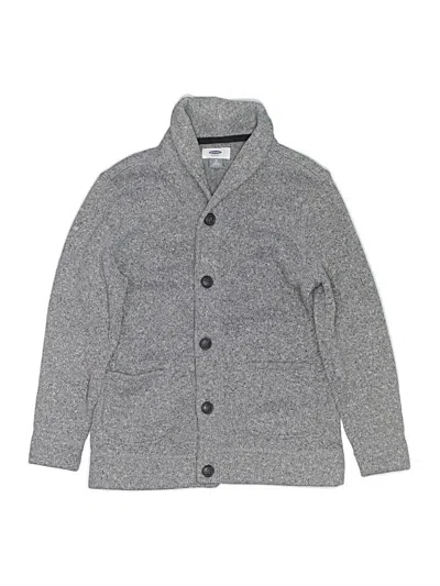 Pre-owned Old Navy Kids' Cardigan Sweater In Gray