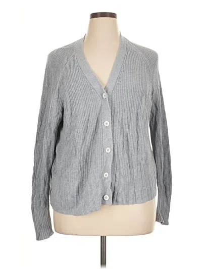 Pre-owned Old Navy Cardigan Sweater In Gray