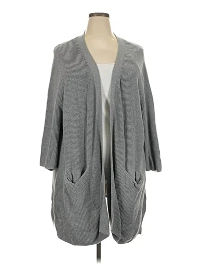 Pre-owned Old Navy Cardigan Sweater In Gray
