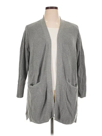 Pre-owned Old Navy Cardigan Sweater In Gray