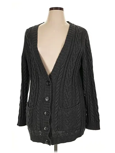 Pre-owned Old Navy Cardigan Sweater In Gray