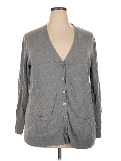 Pre-owned Old Navy Cardigan Sweater In Gray