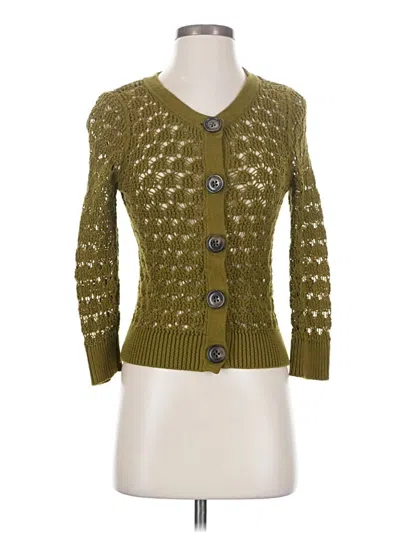 Pre-owned Old Navy Cardigan Sweater In Green