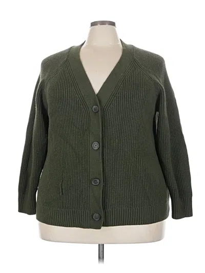 Pre-owned Old Navy Cardigan Sweater In Green