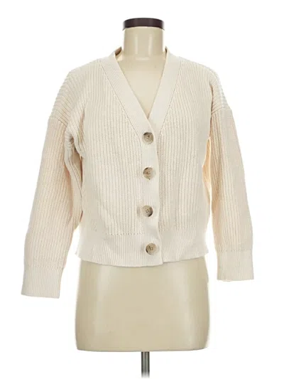 Pre-owned Old Navy Cardigan Sweater In Ivory