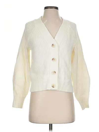 Pre-owned Old Navy Cardigan Sweater In Ivory