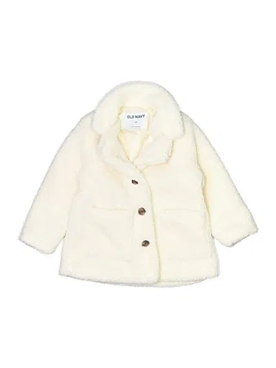 Pre-owned Old Navy Kids' Cardigan Sweater In Ivory