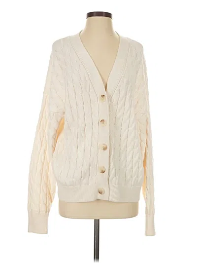 Pre-owned Old Navy Cardigan Sweater In Ivory