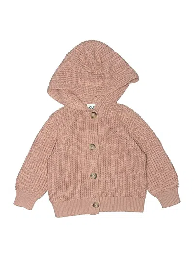 Pre-owned Old Navy Kids' Cardigan Sweater In Pink
