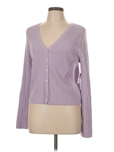 Old Navy Cardigan Sweater In Purple