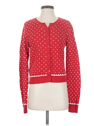 Pre-owned Old Navy Cardigan Sweater In Red