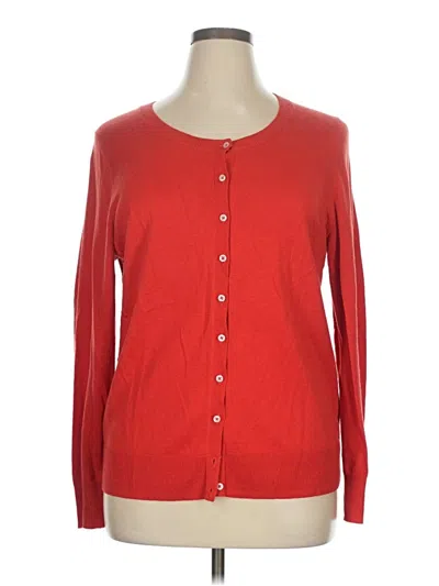 Pre-owned Old Navy Cardigan Sweater In Red