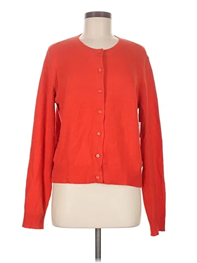 Pre-owned Old Navy Cardigan Sweater In Red