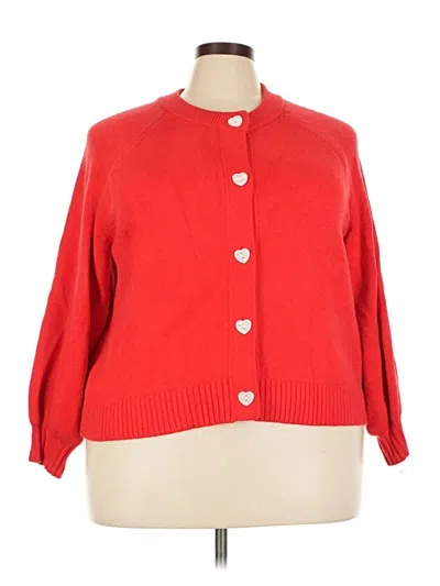 Pre-owned Old Navy Cardigan Sweater In Red