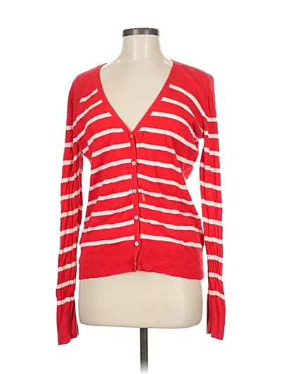 Pre-owned Old Navy Cardigan Sweater In Red