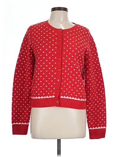 Old Navy Cardigan Sweater In Red