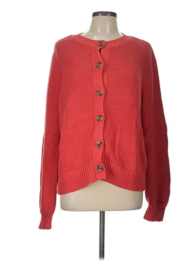 Pre-owned Old Navy Cardigan Sweater In Red
