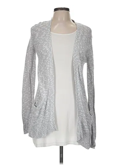 Pre-owned Old Navy Cardigan Sweater In Silver