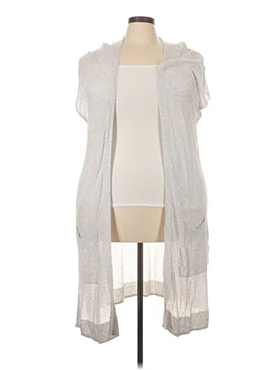 Pre-owned Old Navy Cardigan Sweater In Silver