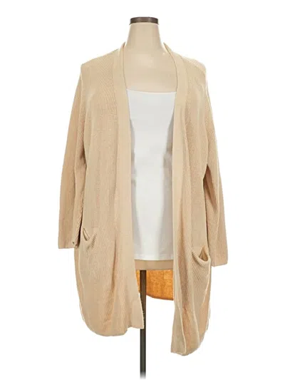 Pre-owned Old Navy Cardigan Sweater In Tan