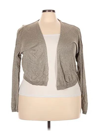 Pre-owned Old Navy Cardigan Sweater In Tan