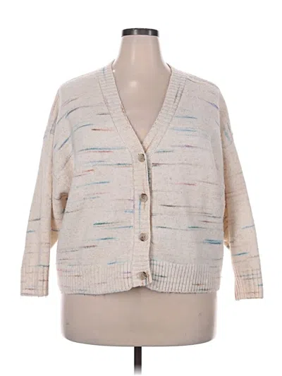 Pre-owned Old Navy Cardigan Sweater In Tan