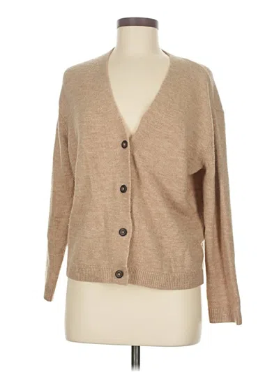 Pre-owned Old Navy Cardigan Sweater In Tan