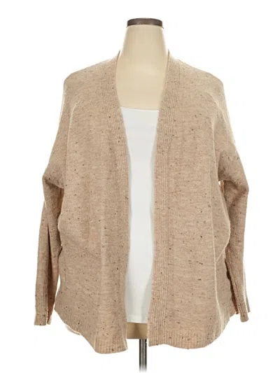 Pre-owned Old Navy Cardigan Sweater In Tan