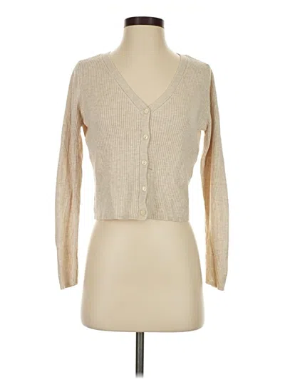 Pre-owned Old Navy Cardigan Sweater In Tan