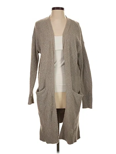 Pre-owned Old Navy Cardigan Sweater In Tan