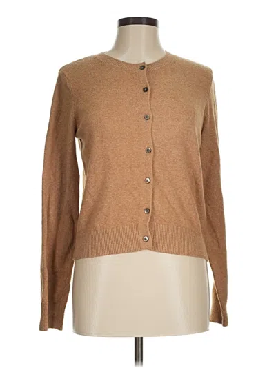 Pre-owned Old Navy Cardigan Sweater In Tan