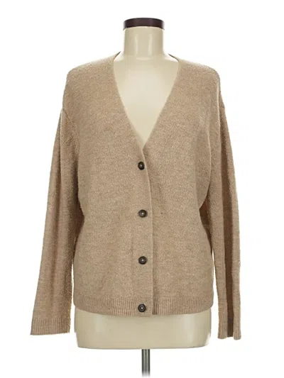 Pre-owned Old Navy Cardigan Sweater In Tan