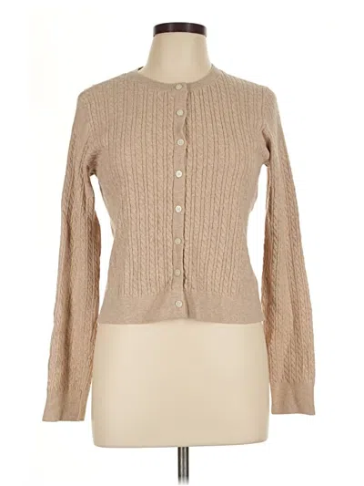 Pre-owned Old Navy Cardigan Sweater In Tan