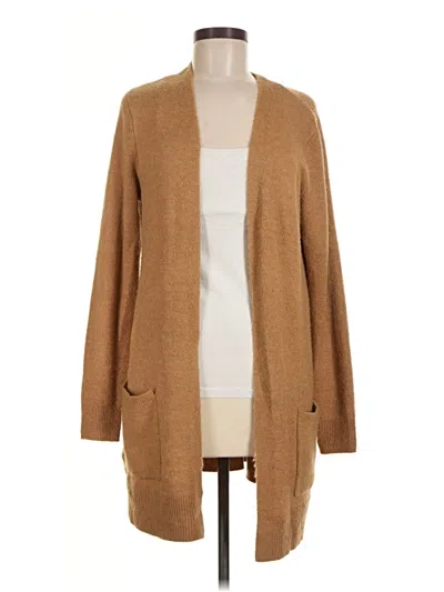 Pre-owned Old Navy Cardigan Sweater In Tan
