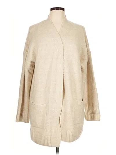 Pre-owned Old Navy Cardigan Sweater In Tan
