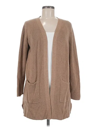 Pre-owned Old Navy Cardigan Sweater In Tan